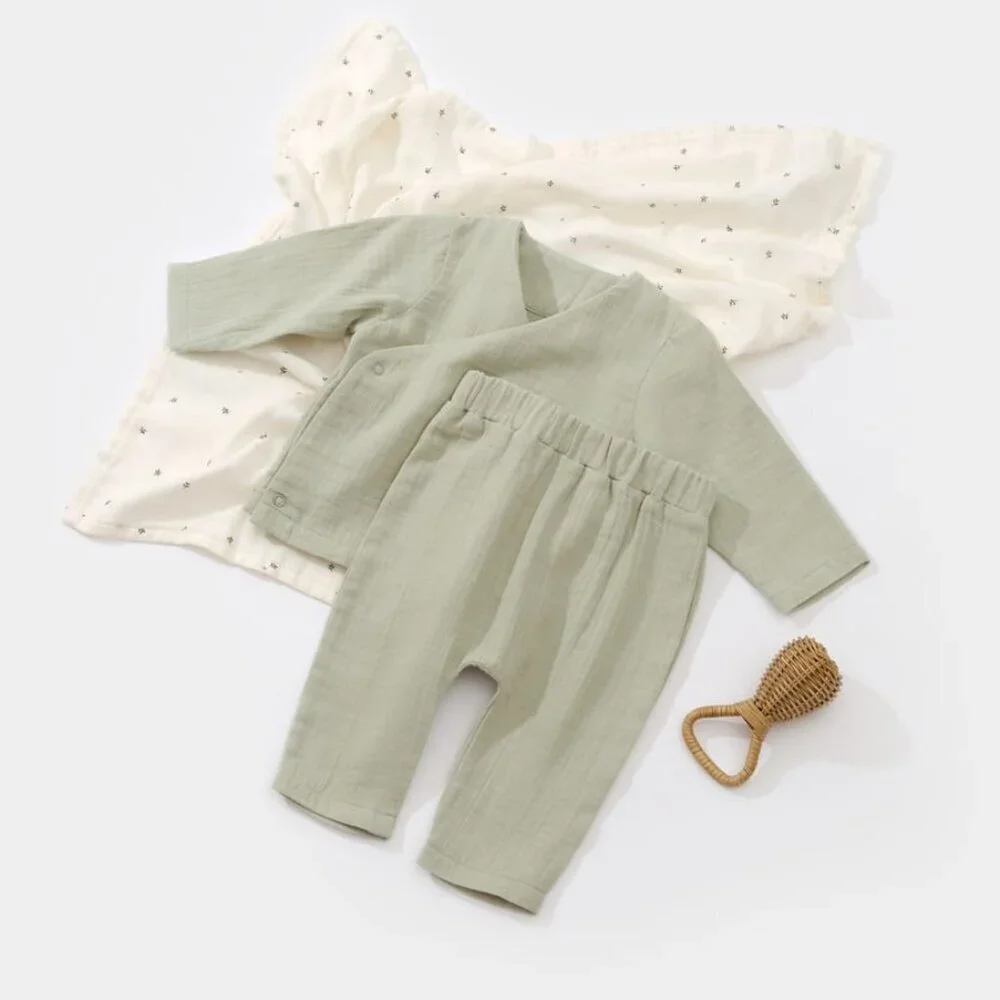 Organic Cotton Baby Outfit Set - Picture 1 of 7